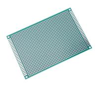 10pcs 8x12cm Double Face Prototype PCB Étamé Breadboard | fibre de verre, étamée pour un soudage facile, pas de trou standard, pour expériences électriques.