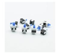 10pcs 8X8mm Blue Cap Self-locking/reset Type Square push button Switch 8 * 8 mm NWPNLXEA(Reset)
