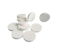 10pcs 99% Alumina Ceramic Plate Round High-Temp Gasket 1600°C for Electronics(50mmx2mm)