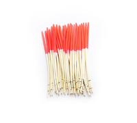 10pcs À Angle De Ligne Sensible Flasage Léger des Applications Mer Glace Flottante pour Les Pêcheurs Lamelle Douce Et l'eau Douce Booses Ferme Plumes