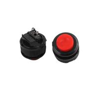 10Pcs AC250V 1A SPST 16mm Dia Red Round Cap Latching Push Button Switch 2pin DS-511 NWPNLXEA