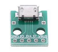 10pcs Adaptateur MicroUSB vers Dip Module Convertisseur Carte Circuit Imprimé Connecteur Femelle USB 5mm à 2,54mm