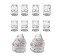 10Pcs Adhesive Measuring Tape Sewing Machine Table Ruler Tape for Fabric Cutting Tailoring Measuring Length 90cm Table Ruler Cm and Inch