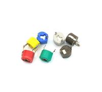 10PCS adjustable capacitor 5P 10P 20P 30P 40P 50P 60P 70P 120P/PF JML06-1-120P trimmer variable capacitance 6mm 20/30/PF MQXFCZUX(10pf)