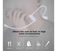 10pcs Air Sound Tube Replacement Acoustic Coil Tube for Walkie Talkie Earphone for Two Way Radio Headset