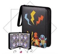 10pcs Albums de rangement de cartes Pokémon pour enfant, cadeau, cahier de collection, sac, nouveauté, peut contenir 100 pièces cartes G