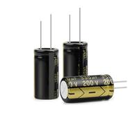 10Pcs Aluminum Electrolytic Capacitor 200V330UF 18x35 High Frequency Low Low Resistance Capacitors 330UF AUOQKQUT