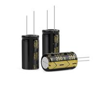 10Pcs Aluminum Electrolytic Capacitor 250V220UF 22x25 High Frequency Low Low Resistance Capacitors 220UF NWPNLXEA
