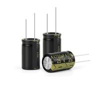 10Pcs Aluminum Electrolytic Capacitor 25V 4700UF 16x25 High Frequency Low Low Resistance Capacitors AUOQKQUT