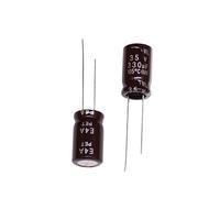 10PCS Aluminum Electrolytic Capacitors 35V33UF 8X7