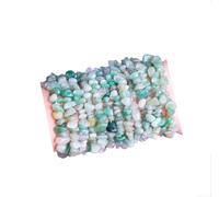 10pcs Améthyste Naturelle Poudre Cristal Agate Pierre de Lune Turquoise Corail Saphir Mer Bracelet Irrégulier Bracelet Elastique, Uniform size, Pierre, diverses pierres naturelles