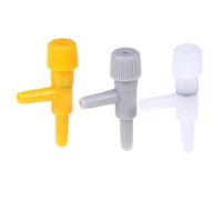 10pcs Aquarium Air Regulator Flow Tube Pipe Divider Valve Adjustable Oxygen Pump Tank Volume Control Valve(White)