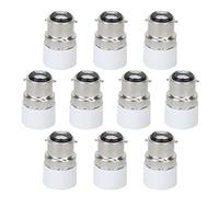 10pcs B22 à E14 Convertisseur de base de la base de douille adaptateur BAMBE B22 à E14 LED VIS DE BALBE ADAPTATE