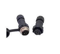 10Pcs Back Nut Aviation Connector GX16 M16 Waterproof Back Nut Male Female Plug Socket Docking 2p 3p 4p 5p 6p 7p 8p 9p 10pin NWPNLXEA(Docking 7P 10PCS)