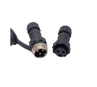 10Pcs Back Nut Aviation Connector GX16 M16 Waterproof Back Nut Male Female Plug Socket Docking 2p 3p 4p 5p 6p 7p 8p 9p 10pin NWPNLXEA(Docking 3P 10PCS)