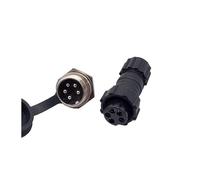 10Pcs Back Nut Aviation Connector GX16 M16 Waterproof Back Nut Male Female Plug Socket Docking 2p 3p 4p 5p 6p 7p 8p 9p 10pin NWPNLXEA(Back nut 5P 10PCS)