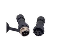 10Pcs Back Nut Aviation Connector GX16 M16 Waterproof Back Nut Male Female Plug Socket Docking 2p 3p 4p 5p 6p 7p 8p 9p 10pin NWPNLXEA(Docking 5P 10PCS)