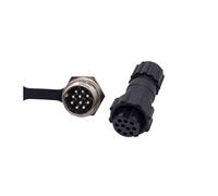 10Pcs Back Nut Aviation Connector GX16 M16 Waterproof Back Nut Male Female Plug Socket Docking 2p 3p 4p 5p 6p 7p 8p 9p 10pin NWPNLXEA(Back nut 10P 10PCS)