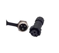 10Pcs Back Nut Aviation Connector GX16 M16 Waterproof Back Nut Male Female Plug Socket Docking 2p 3p 4p 5p 6p 7p 8p 9p 10pin NWPNLXEA(Back nut 3P 10PCS)