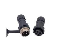 10Pcs Back Nut Aviation Connector GX16 M16 Waterproof Back Nut Male Female Plug Socket Docking 2p 3p 4p 5p 6p 7p 8p 9p 10pin NWPNLXEA(Docking 4P 10PCS)