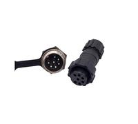 10Pcs Back Nut Aviation Connector GX16 M16 Waterproof Back Nut Male Female Plug Socket Docking 2p 3p 4p 5p 6p 7p 8p 9p 10pin NWPNLXEA(Back nut 7P 10PCS)