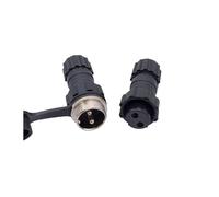 10Pcs Back Nut Aviation Connector GX16 M16 Waterproof Back Nut Male Female Plug Socket Docking 2p 3p 4p 5p 6p 7p 8p 9p 10pin NWPNLXEA(Docking 2P 10PCS)