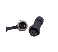 10Pcs Back Nut Aviation Connector GX16 M16 Waterproof Back Nut Male Female Plug Socket Docking 2p 3p 4p 5p 6p 7p 8p 9p 10pin NWPNLXEA(Back nut 2P 10PCS)