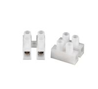 10pcs/bag 2P Wire Connector 10A DIN rail 4 Terminal blocks 4 screw holes quick connector 1-4 square