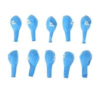 10pcs ballons d'empreinte bébé rose, ballons en latex de 10 pouces se dérouler pour les décorations de fête d'anniversaire de douche de bébé (Blau)