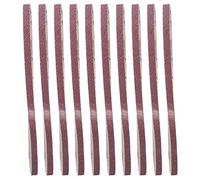 10PCS Bandes Abrasives Aluminium Oxyde, Bande de Ponçage 533 x 9mm, 60#, Sangles de Meuleuse - Haute Efficacité de Ponçage, Adapté aux Machines à Bande, Idéal pour Bois et Méta (40#)