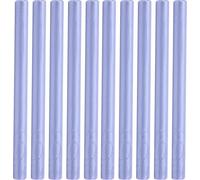 10pcs barres de cire à cacheter multicolores petits outils ronds à tamponner pour les cartes d'invitation de bricolage enveloppes (martin-pêcheur)