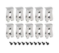 10Pcs Belt Clip with Screw for DHP480 DHP482 HP457 HP347 TD127 Stainless Steel Tool Replacement Management Stainless Steel