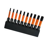 10pcs Bits D'étoile Magnétique Ensemble 100/50 Mm Robddy S2alloy En Acier Précis Idées Idéal Pour Les Applications De Trou Rouadeur Compatible