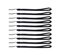 10Pcs Black Lanyard Hand Wrist Lanyard Strap for Camera/USB Best