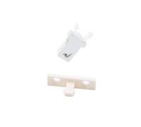 10Pcs Black White PR-001 Small Door Lock Switch Lock For MS Air Conditioner Set Top Box TV EVD DVD Door Cover NWPNLXEA(5Female 5Male White)