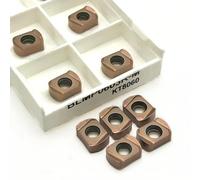 10pcs BLMP0603R-M KT8030 BLMP0603R-M KT8060 Carbide Blade Milling Machine Fast Feed Milling Insert BLMP0603R CNC Cutter(BLMP0603RM KT8060)