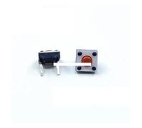 10PCS Blue/Red Push Mute Button 6 * 6 * 3.5mm/6 * 6 * 4.3/6 * 6 * 7.3/6x6x9.5MM Silent Switch Wireless Wired Button Switch NWPNLXEA(6x6x4.3MM)