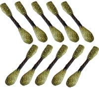 10PCS Bois et Timothy Foin en bâtonnets Friandises Pour Hamster Lapin Chinchilla Rat Gerbil Et Autres Petits Animaux, Dual Head Chew Toys Set