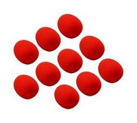 10pcs Bonnettes Casque pour Studio Audio 10pcs Bonnettes Casque | Remplacement idéal, mousse haute densité, réduit souffle, 10 , classique(Red)