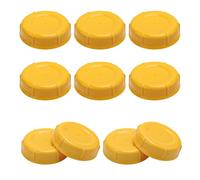 10pcs Bouchons de Biberons de Voyage, Bouchons de Biberons de Voyage Couvercles de Rangement de Remplacement Compatibles avec les Biberons Lansinoh MAM Pigeon (Orange)