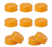 10pcs Bouchons de Biberons Étroits pour Dr Brown et Medela Biberons, Sans BPA Remplacement des Bouchons de Biberons Voyage et Stockage avec Joint d'Étanchéité pour Ameda Biberons (Orange)