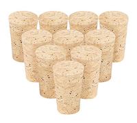 10pcs Bouchons en Liège Naturel, Bouchons à vin pour décorer bricoler Bouchons de bouteille naturels Mini Bouchons Coniques Bouchons de Bière en Bois pour Sceller Bouteilles 22 × 17 × 35 mm