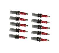 10pcs Bougie D'allumage À Électrode D8tc, Bougie D'allumage De Course Avec 3 Électrodes Pour 125 110 Accessoires De Voiture À Pédale