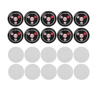 10Pcs Bouton D'Appel de Téléavertisseur sans Fil, Distance de Réception de 200 M, Bouton D'Appel de Soignant sans Fil, Alerte d'urgence À Domicile pour Les Personnes Âgées pour Les Maisons