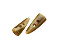 10pcs boutons en résine imitation corne à 2 trous de 30 à 50mm pour manteau, veste, pull, vêtements, accessoires de couture de bricolage