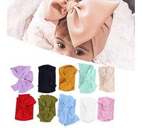 10Pcs Bow Headband Nylon Elastic Head Wrap Hair Band, Children Baby InfantsHair Accessories DIY Fabric Hair Band Baby Bow Hair Belt