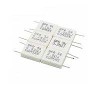 10pcs BPR56 5W 0.001 0.1 0.15 0.22 0.25 0.33 0.5 ohm Non-inductive Ceramic Cement Resistor 0.1R 0.15R 0.22R 0.25R 0.33R 0.5R NWPNLXEA(0.22 ohm)