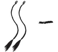 10pcs Braided Hair Extensions Wig With BB Clip 18inch Synthetic Clip-on Piece With Accessories False For Women Use(ZZ)