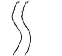 10pcs Braided Hair Extensions Wig With BB Clip 18inch Synthetic Clip-on Piece With Accessories False For Women Use(Color 6)