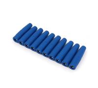 10Pcs Brass 4mm Insulated Female Jack Plug Wire Solder Connector NWPNLXEA(Blau)
